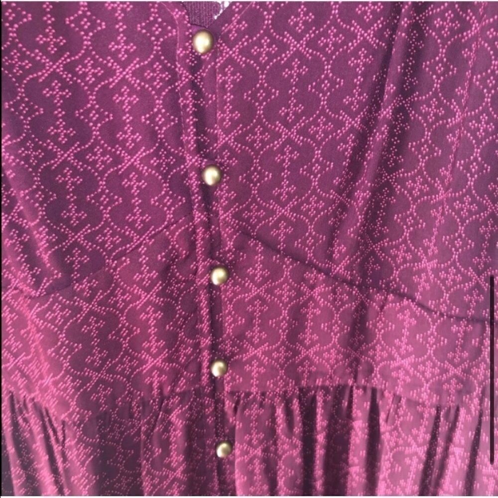 Jolt Purple Printed Maxi Dress NWT - Picture 5 of 9